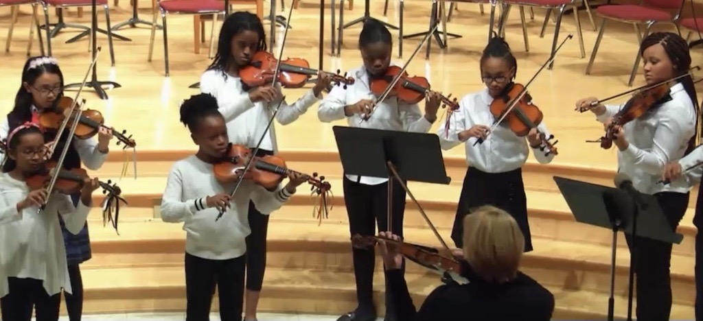 Emily Campbell recital with students